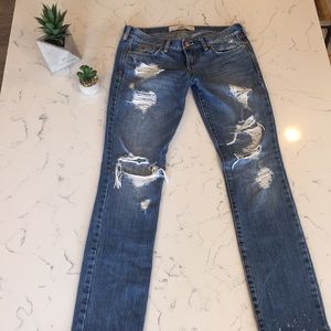Hollister distressed jeans